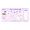 Bloc de Notas Recordatorio de Escritura Estándar de Doble Postura de Dos Colores Mouse Pad Bloc de Escritura para Estudiantes Pad de Escritorio de Cuero para Oficina Impermeable y Antideslizante