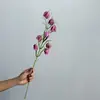 Flores de Fritillaria Artificiales, Flores de Fritillaria para Decoraciones de Boda, Arreglos Florales para Interiores y Exteriores del Hogar, Piezas Decorativas, Venta al por Mayor desde el Fabricante