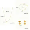 Collar Pequeño de Amor Heterosexual Cadena para Clavícula para Mujer 2024 Nuevo Verano Estudiante Corto Lujo Ligero Sencillo Joyería de Acero de Titanio
