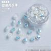 Decorações de Unhas em Pérolas Irregulares Estilo Barroco, Decorações de Unhas Irregulares Aurora Estilo Japonês com Fundo Plano, Strass Perolados para Decoração de Unhas