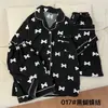 Conjunto de Pijama Feminino de Algodão Nuvem de Três Peças para Primavera e Verão, com Gola Reversível, Cardigã de Manga Curta, Shorts e Calça Comprida, Conjunto Casual para Casa para Meninas
