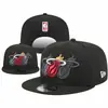 Gorra de Hip-Hop Estilo Americano de Ala Plana, Sombrero para el Sol de Exterior, Estilos Populares Disponibles, Gorra de Baloncesto NBA, Gorra Bordada Unisex