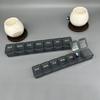Caja Semanal de Pastillas de Venta Directa Transfronteriza de Tamaño Mediano con 7 Compartimentos, Empaque de Compartimento Independiente, Caja Portátil para Guardar Pastillas de Medicamentos