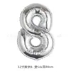 Globos Digitales Versión Americana de 32 pulgadas Globos de Película de Aluminio Oro Plata Decoración para Fiesta de Cumpleaños Boda Día de Año Nuevo Venta al por Mayor