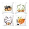 Fundas de Almohada Personalizables de Halloween de Venta Caliente Transfronteriza, Fundas Decorativas para Cojines de Sofá de Sala de Estar Festivas al por Mayor