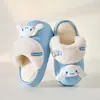 Zapatos de Algodón de Dibujos Animados My Melody Otoño/Invierno 2025 Nuevo Estilo Forro de Felpa Caliente Tacón Desmontable Impermeables Antideslizantes Zapatos de Algodón para Mujer