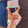 Genuine Cartoon Sanrio Beaded Pulseira Chaveiro Bolsa Pingente Casal Bolsa Pingente Pequeno Presente