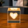 Nuevo producto transfronterizo: Cristal de Cubo, Adopta una Nube, Cristal de Cubo Lunar, Adornos de Escritorio al por Mayor, Regalos de Cumpleaños