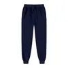 Comercio Transfronterizo Pantalones con Forro Polar Otoño e Invierno para Hombre, Pantalones Deportivos Casuales de Moda, Pantalones Jogger Engrosados y Cálidos