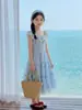 Diseño de vestido único y hermoso para niñas, impresionante vestido de princesa para niñas pequeñas, vestido floral de verano para niños mayores