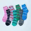 Meias de Coral Fleece Personalizadas Moda Transfronteiriça Ins Tendência Tie-Dye Meia Meio Fleece Feminina Casa Quente Meia de Meia-Calça para Dormir