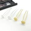 Material de acessórios de joias antigas DIY 6 * 12mm U Onda malha pequeno garfo de cabelo grampo de cabelo fabricantes atacado