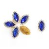 Taladro de ojo de caballo transfronterizo, taladro de cristal de doble capa de girasol, taladro de corazón de flor, horquilla de bricolaje, bolso de zapatos de boda, taladro cosido a mano
