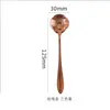Aço inoxidável cabo longo criativo talheres flor japonesa colher colher de misturar café presente manual terno fábrica atacado