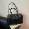 Bolsa Versátil de Gran Capacidad, Estilo Minimalista Neutro, Bolsa de Hombro para el Trabajo, Bolso de Mano, Bolsa de Bowling de Aspecto Elegante