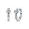 Los más vendidos en Europa y América, pendientes de plata S925 con moissanita en forma de corazón, únicos y a la moda, accesorios para orejas de lujo ligero, joyería versátil para el día a día