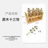 Caja de Madera para Guardar Instrumentos Musicales Orff Percusión Enseñanza Musical Sonajero para Niños Anillo de Tambor Tablero de Anillo Doble Enseñanza en Jardín de Infancia