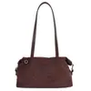 Bolsa de outono e inverno, acabamento fosco retrô, bolsa de ombro feminina, grande capacidade, bolsa para o dia a dia, bolsa de axila estilosa e sofisticada
