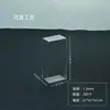 Caja Plástica Transparente Larga Ps para Empaque de Té y Almacenamiento de Póker, Forma Rectangular en Stock, Personalizable con Impresión de Logo