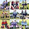 Uniformes Escolares Primários, Roupas de Outono e Inverno, Uniformes de Jardim de Infância à Prova de Vento e Impermeáveis Três em Um, Uniformes Verdes de Classe para Crianças
