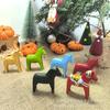Artesanías de Madera Adornos de Ciervo, Tallas de Madera, Adornos de Ciervo Hechos a Mano, Decoraciones Navideñas, Pequeños Regalos, Adornos de Ciervo para DIY