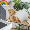 Comércio exterior simulação animal leopardo quarto sala de estar varanda dormitório decoração de casa adesivos de parede autoadesivo atacado transfronteiriço