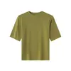Camiseta de manga tres cuartos ajustada para mujer Zhongling [Lenzing Tencel Modal], Top Básico de Otoño