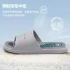 Chinelos de Massagem para Casa Masculino Ponto de Acupuntura do Pé Banho Placa Antiderrapante de Acupressão Sandálias Verão Masculino Pvc Casa Feminino