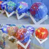 Lâmpada de lua graffiti pintada à mão diy infantil atacado pintura de vinil pintada à mão luz noturna de lua suprimentos para atividades de pintura