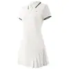 Saia de Badminton 361 deg, Roupa Esportiva para Yoga, Vestido Popular de Manga Curta com Proteção Solar, Saia de Badminton Tênis