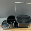Caja de jabón para encimera de cocina, escurridor de trapos de acero inoxidable, dispensador de jabón, escurridor de detergente de prensa manual, venta al por mayor del fabricante