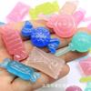 Comida artificial DIY y juego accesorios hechos a mano dulces luminosos acrílicos tocados hechos a mano accesorios para el cabello goteo de gel funda para teléfono móvil