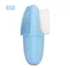Cepillo facial de doble cabezal de silicona, venta al por mayor, limpiador facial japonés, limpiador facial manual, cepillo para poros y puntos negros.