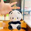 Lindo Peluche Kuromi Llavero Panda Colgante Pequeño Muñeca al por Mayor Llavero de Dibujos Animados Accesorio
