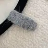 Grampo de Lã Tricotado Estilo Coreano Outono e Inverno 2025 Novo Grampo Lateral Grampo de Cabelo Cor Quente Novo Grampo para Franja para Mulheres