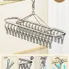 Secador de meias multi-gancho multi-funcional varanda pendurado secagem rack de secagem de roupa íntima secador de roupas multi-funcional secagem de meias prático