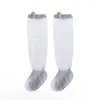 Calcetines Largos para Bebé Verano Algodón Ultra-delgados Malla Calcetines Anti-mosquitos para Bebé Hasta la Rodilla Sin Presión Piernas Calcetines de Aire Acondicionado Calcetines Sin Costuras