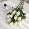 Rosa de montaña nevada popular transfronteriza, flor artificial, flor falsa, flor de seda, decoración del hogar, adornos, arreglo de boda, ramo