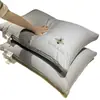 Núcleo de almohada de algodón Fibra de soja Almohada de algodón puro Tridimensional Almohada individual para el cuello Fabricante de almohadas de hotel Al por mayor Transpirable