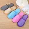 Pantuflas Desechables para Uso en Casa, Hospitalidad de Hotel de Lujo para Huéspedes, Pantuflas Portátiles Gruesas Antideslizantes para Viajes, Casas de Huéspedes y Salones de Belleza