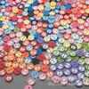 Atacado de resina de cor dois- olho dois- cor botão de camisola do bebê roupas infantis botão handmade botão diy