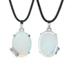 Punto Colgante de Piedra Natural en Forma de Disco Piedra Semipreciosa Colgante de Cristal Natural Accesorios para Joyería DIY Venta al por Mayor