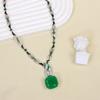Moda Transfronteriza Estilo de Diseño Geométrico Conjunto Lujo Ligero Personalidad Versátil Artístico Literario Collar para Mujer Joyería para Mujeres