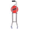 Taburete con Muleta para Anciano Taburete con Bastón Antideslizante Taburete con Bastón Bastón de Cuatro Patas Ayuda para Caminar Bastón de Escalada Taburete Bastón Telescópico Silla