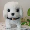 Cachorro de Brinquedo Elétrico Pelúcia para Crianças, Corgi Ursinho Realista que Anda e Late, Adequado para 1-3 Anos, Brinquedo Transfronteiriço