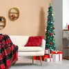 Decoraciones de Árbol de Navidad de Puntos Verdes Venta Directa de Fábrica Transfronteriza Nuevos Adornos 2025 para Hogar Sala de Estar Centro Comercial