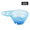 Salón de Peluquería Especial Tazón para Hornear Cabello Color Transparente Arco Tazón para Teñir Mango Antideslizante Dentado Productos para el Cabello Tazón para Teñir Cabello