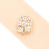Broche Ramo de Flores de Sol Nube Nuevo Dulce Exquisito Circonio Micro-incrustado de Mano Hebilla Magnética Sin Daño Accesorios de Ropa para Mujeres