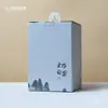Lata de Té de Aluminio Tamaño Extra Grande Lata de Almacenamiento de Té Cinco Jin Diez Jin Empaque de Té Cáscara de Mandarina Seca Pelo Blanco Aguja de Plata Lata Sellada de Almacenamiento