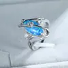 Amazon deseo nuevo platino ovalado forma de S Aobao +3 anillo de diamante blanco pequeño ins personalidad anillo Joker anillo individual